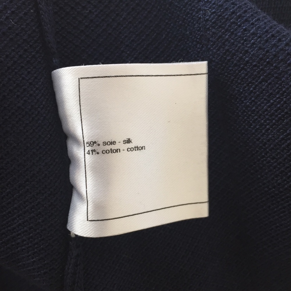 Chanel Navy CC A-line Skirt - Picture 8 of 8